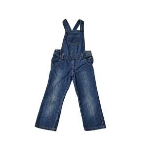 The Children’s Place Size 5 Skinny Vintage Bib Overalls Blue Jeans